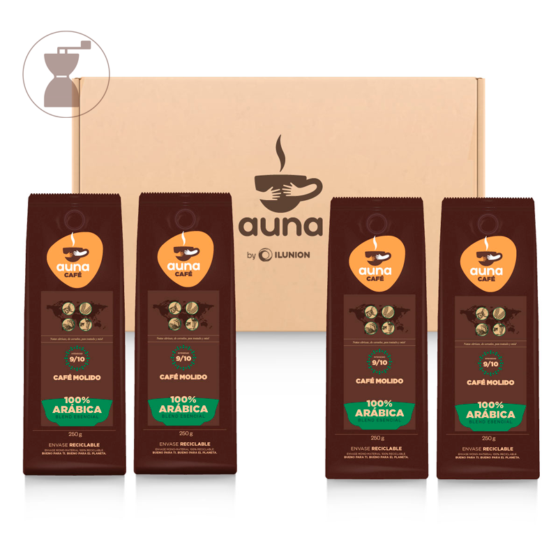 Pack Mensual Café Molido 100% Arábica 250 g./ud.